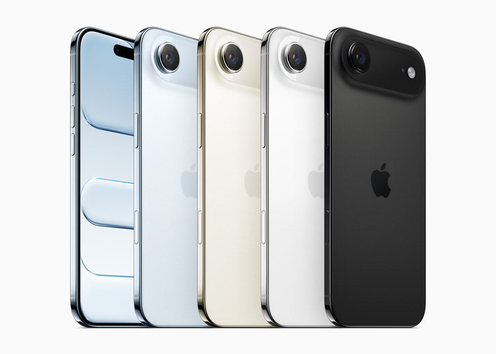 iPhone Air display with edge-to-edge screen and lightweight design.