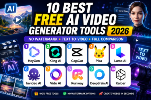 10 Best Free AI Video Generator Tool 2026 — No Watermark, Text to Video & Full Comparison